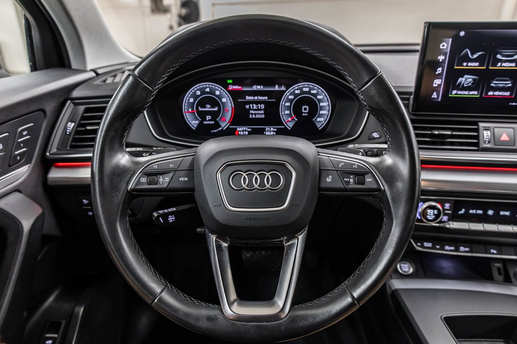 Audi Q5 Progressiv TOIT PANO CUIR CARPLAY CAMÉRA +++ 2022 à Laval, Québec - 17 - w1024h768px