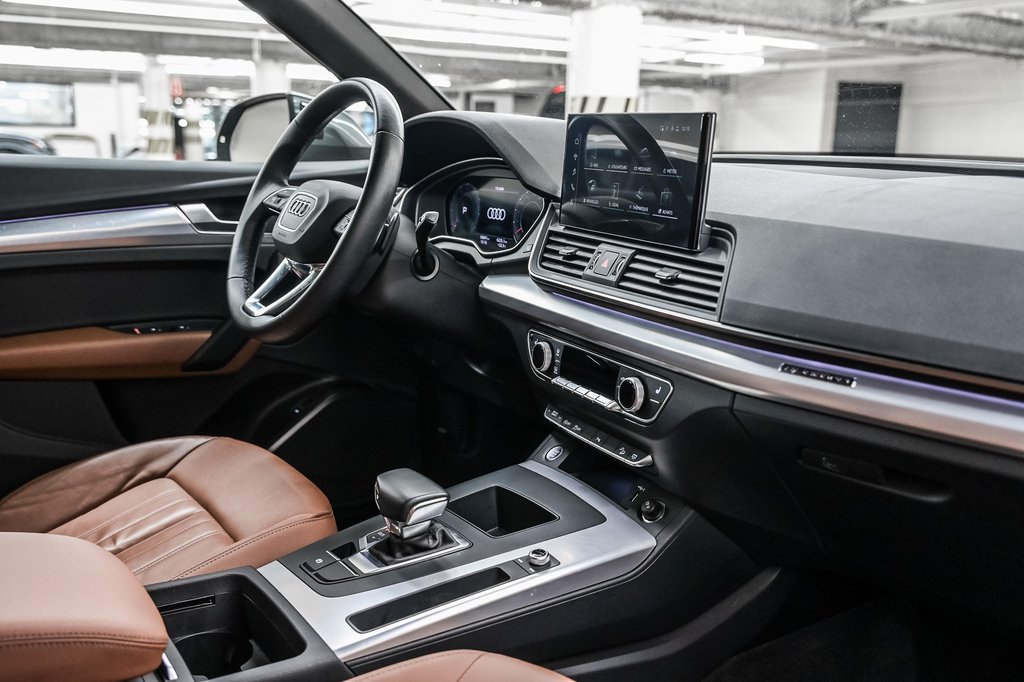 2023 Audi Q5 Progressiv TOIT CUIR CAMÉRA CARPLAY BAS KM in Laval, Quebec - 30 - w1024h768px