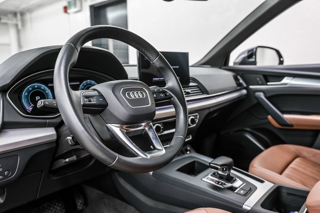 2023 Audi Q5 Progressiv TOIT CUIR CAMÉRA CARPLAY BAS KM in Laval, Quebec - 13 - w1024h768px