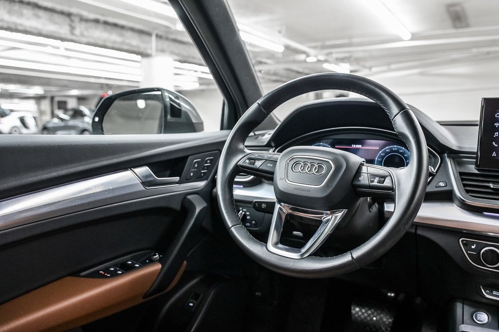 2023 Audi Q5 Progressiv TOIT CUIR CAMÉRA CARPLAY BAS KM in Laval, Quebec - 28 - w1024h768px