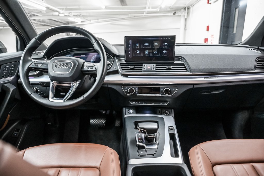 2023 Audi Q5 Progressiv TOIT CUIR CAMÉRA CARPLAY BAS KM in Laval, Quebec - 27 - w1024h768px