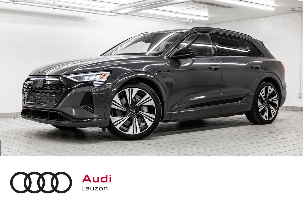 Audi Q8 e-tron BLACK COMPETITION, 22PCS, PHONE BOX, 2024 à Laval, Québec - 1 - w1024h768px