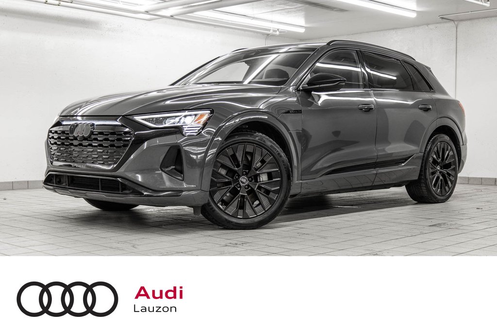Audi Q8 e-tron BLACK OPTIC PREMIUM PKG 2024 à Laval, Québec - 1 - w1024h768px