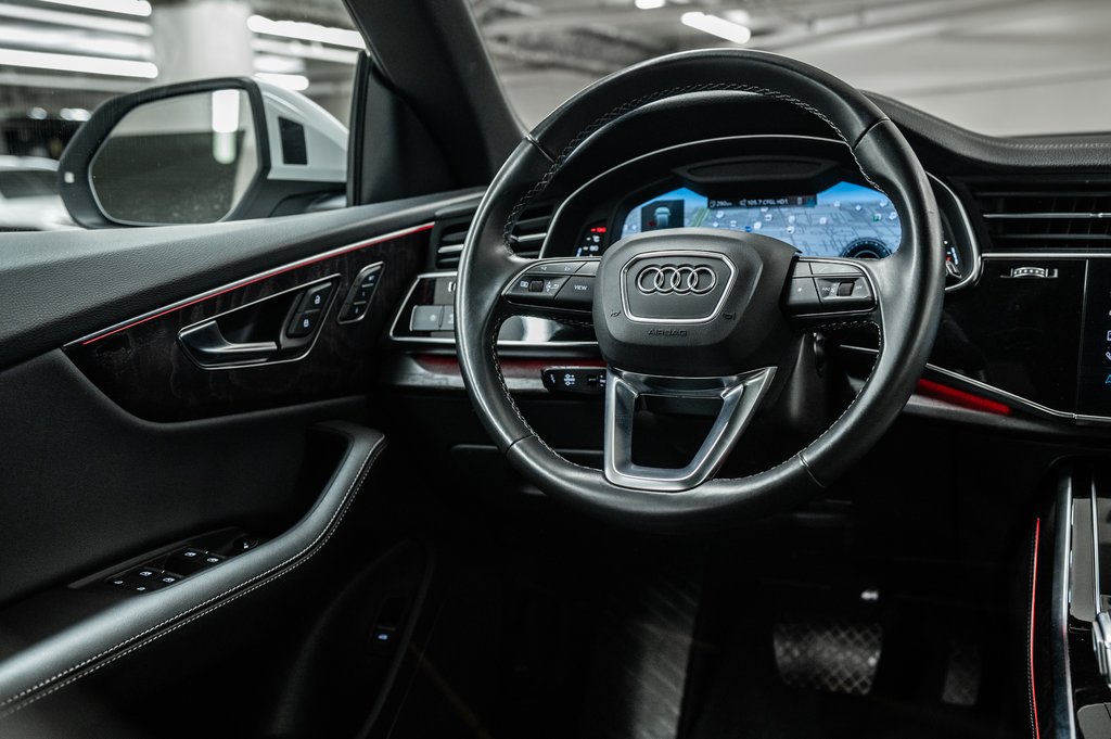 Audi Q8 Progressiv PANO NAV CUIR CAMÉRA CARPLAY BAS KM!! 2023 à Laval, Québec - 33 - w1024h768px