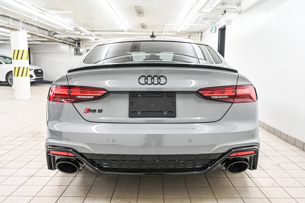 2023 Audi RS 5 Sportback BLACK PACKAGE + RS DESIGN PACKAGE + SPORT PACKAGE in Laval, Quebec - 8 - w1024h768px