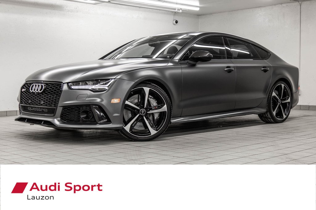 2018 Audi RS 7 Sportback Performance AUDI SPORT TITANIUM EXHAUST,CARBON OPTICS, B&O in Laval, Quebec - 1 - w1024h768px