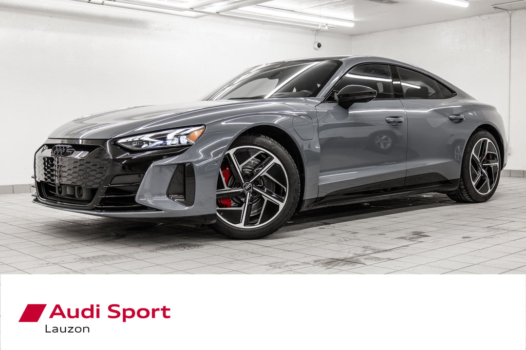 2022 Audi RS e-tron GT BLACK OPTIC PERFORMANCE PKG NAPPA LEATHER in Laval, Quebec - 1 - w1024h768px