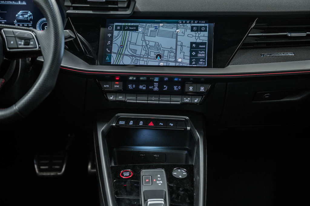 2022 Audi S3 SEDAN TECHNIK BLACK OPTIC CARBON INLAYS in Laval, Quebec - 29 - w1024h768px