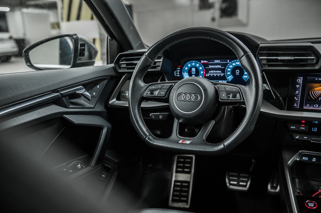 Audi S3 SEDAN KOMFORT RED CALIPER 2022 à Laval, Québec - 27 - w1024h768px