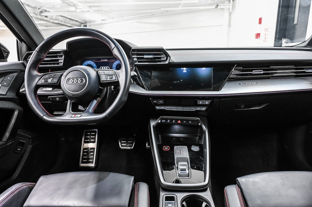 2022 Audi S3 Sedan PROGRESSIV BLACK OPTIC RED CALIPER in Laval, Quebec - 18 - w1024h768px