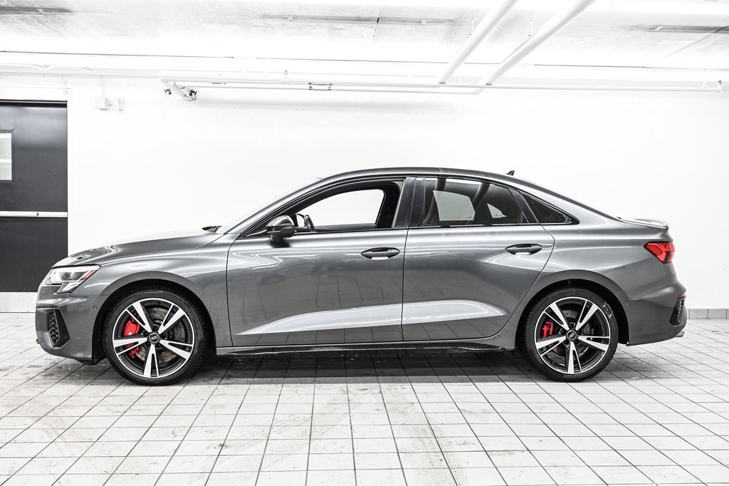 2022 Audi S3 Sedan PROGRESSIV BLACK OPTIC RED CALIPER in Laval, Quebec - 4 - w1024h768px