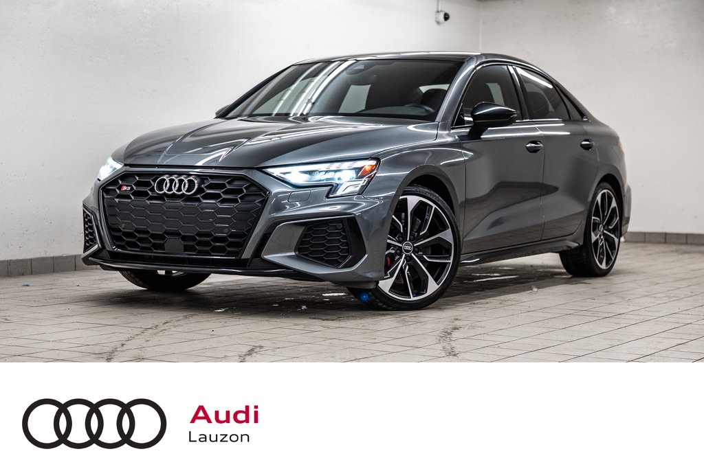 2022 Audi S3 PROGRESSIV BLACK OPTIC ADV HANGLING PKG in Laval, Quebec - 1 - w1024h768px