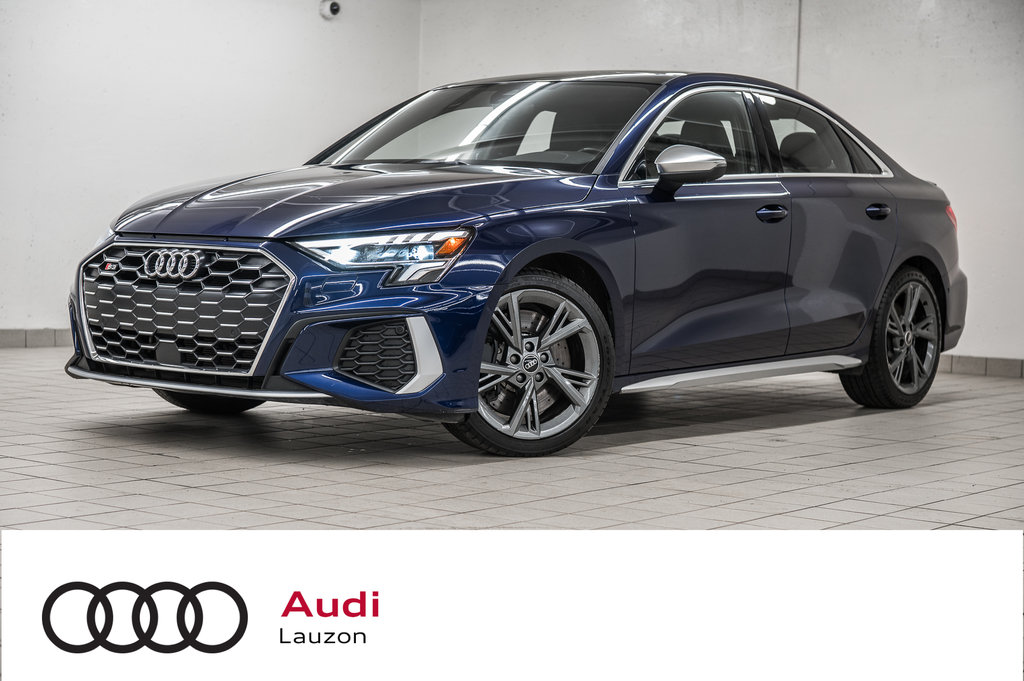 2023 Audi S3 SEDAN KOMFORT QUATTRO in Laval, Quebec - 1 - w1024h768px