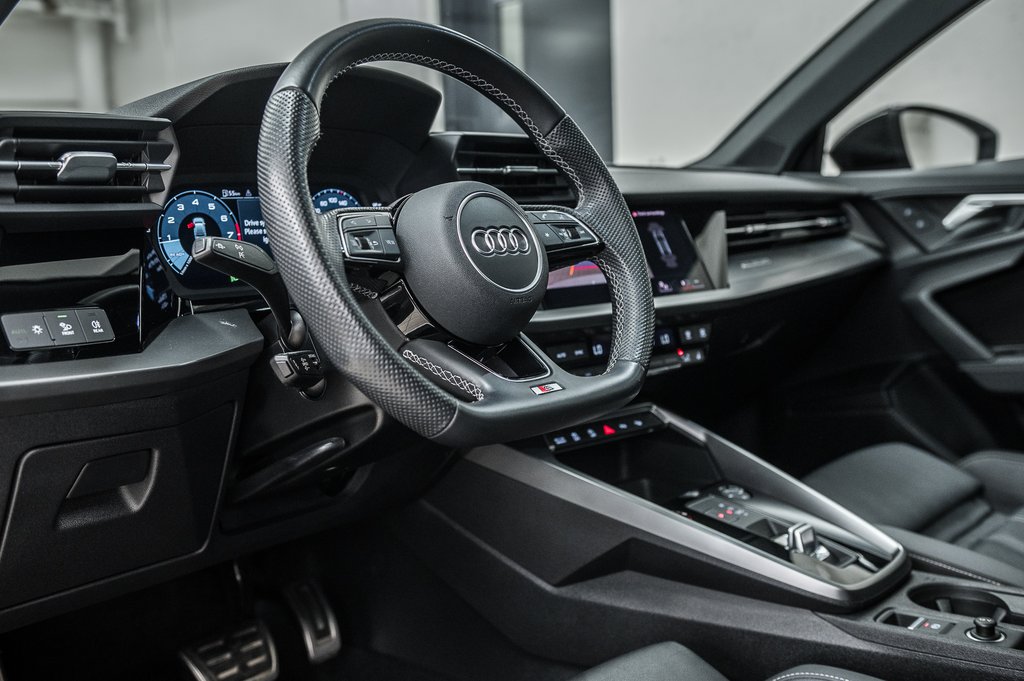 2023 Audi S3 SEDAN KOMFORT TECH PKG PHONE BOX in Laval, Quebec - 14 - w1024h768px