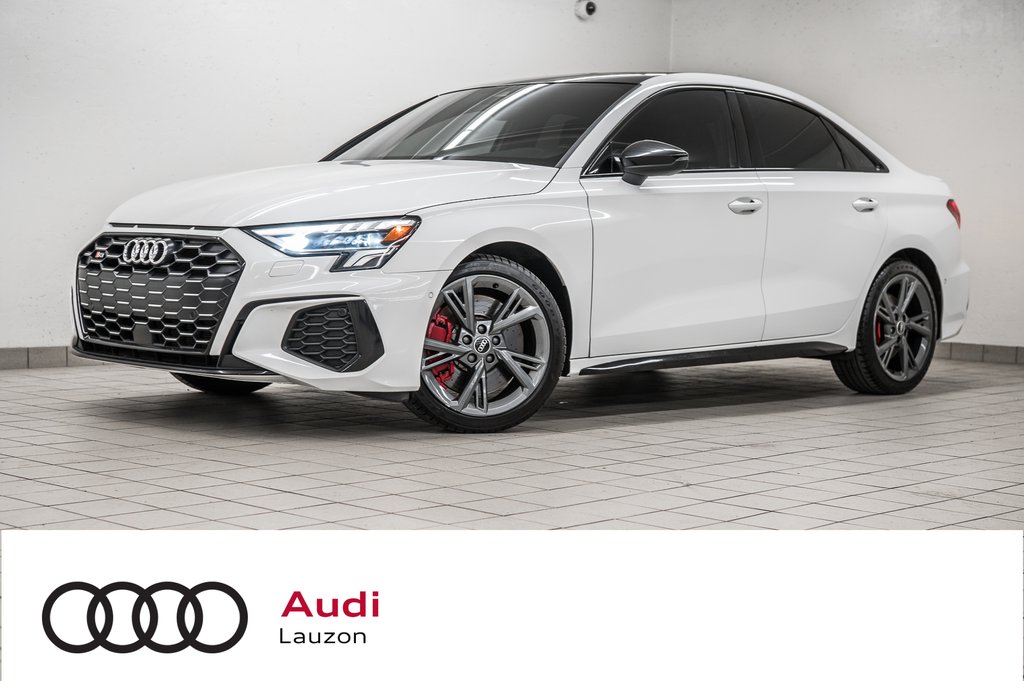 2023 Audi S3 SEDAN KOMFORT TECH PKG PHONE BOX in Laval, Quebec - 1 - w1024h768px