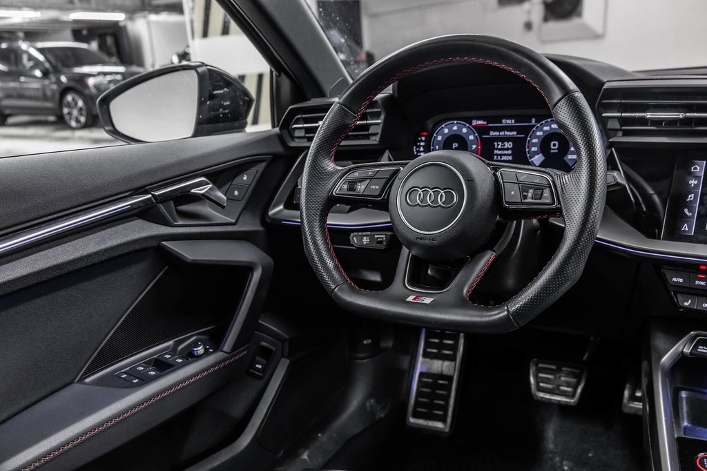 2023 Audi S3 Sedan PROGRESSIV BLACK OPTICS-SPORT EXHAUST-ADV HANDLING in Laval, Quebec - 32 - w1024h768px