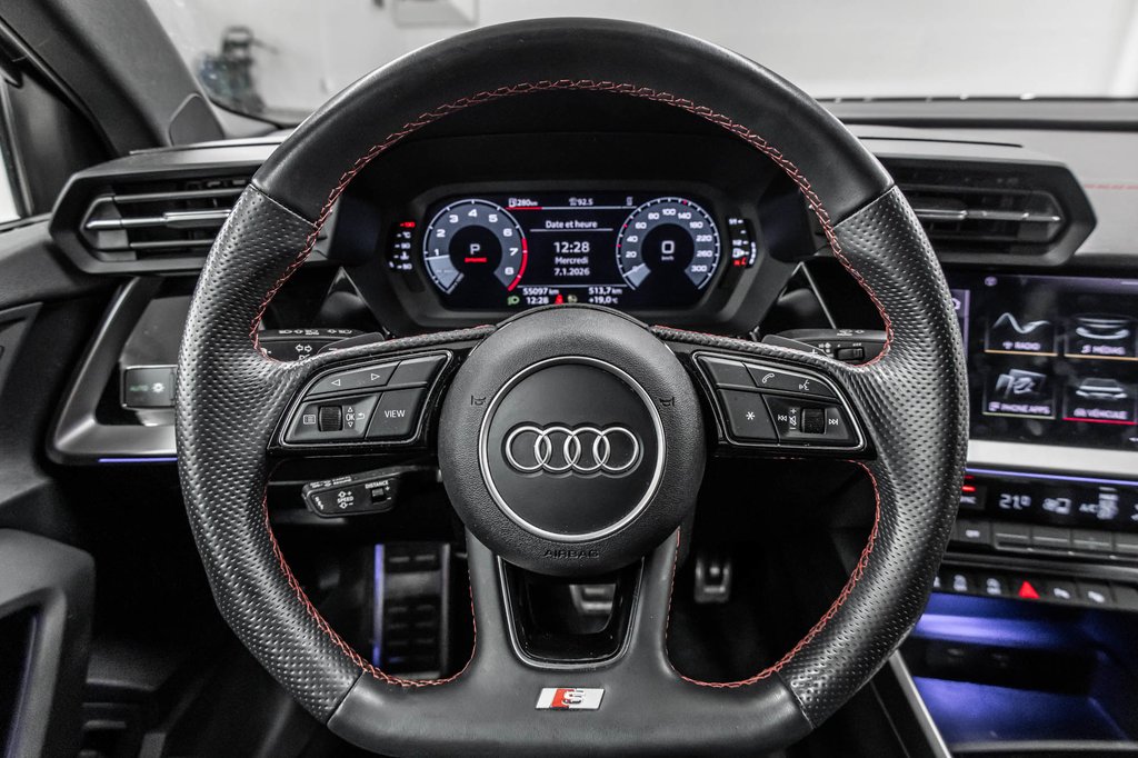 2023 Audi S3 Sedan PROGRESSIV BLACK OPTICS-SPORT EXHAUST-ADV HANDLING in Laval, Quebec - 16 - w1024h768px