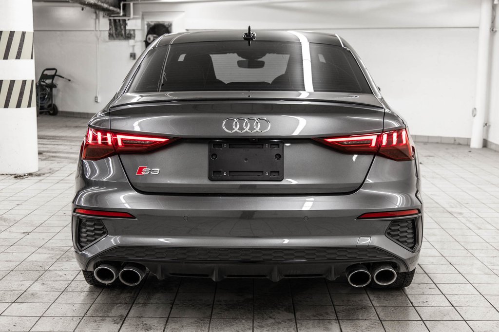 2023 Audi S3 Sedan PROGRESSIV BLACK OPTICS-SPORT EXHAUST-ADV HANDLING in Laval, Quebec - 4 - w1024h768px