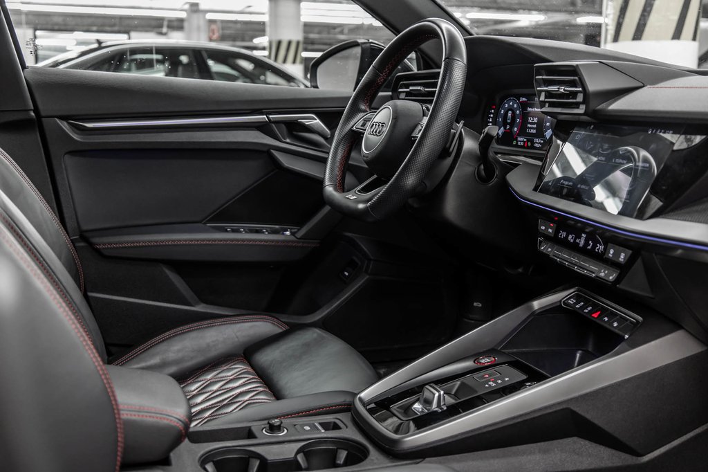 2023 Audi S3 Sedan PROGRESSIV BLACK OPTICS-SPORT EXHAUST-ADV HANDLING in Laval, Quebec - 34 - w1024h768px