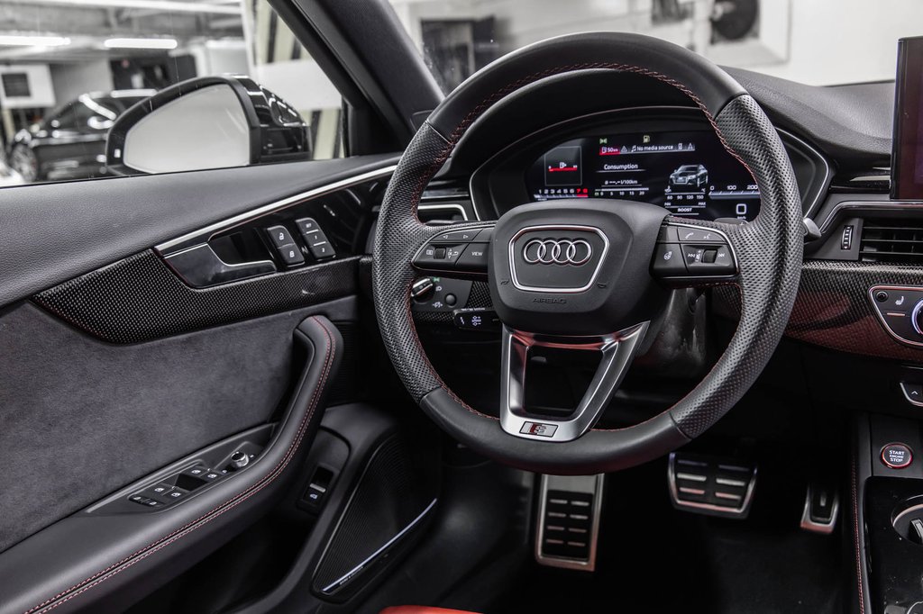 2024 Audi S4 SEDAN TECHNIK CARBON INLAYS, 19PCS FLAG DESIGN, RED CALI in Laval, Quebec - 38 - w1024h768px