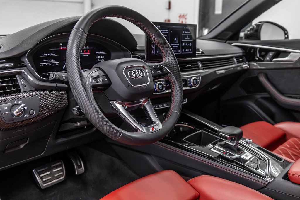 2024 Audi S4 SEDAN TECHNIK CARBON INLAYS, 19PCS FLAG DESIGN, RED CALI in Laval, Quebec - 16 - w1024h768px