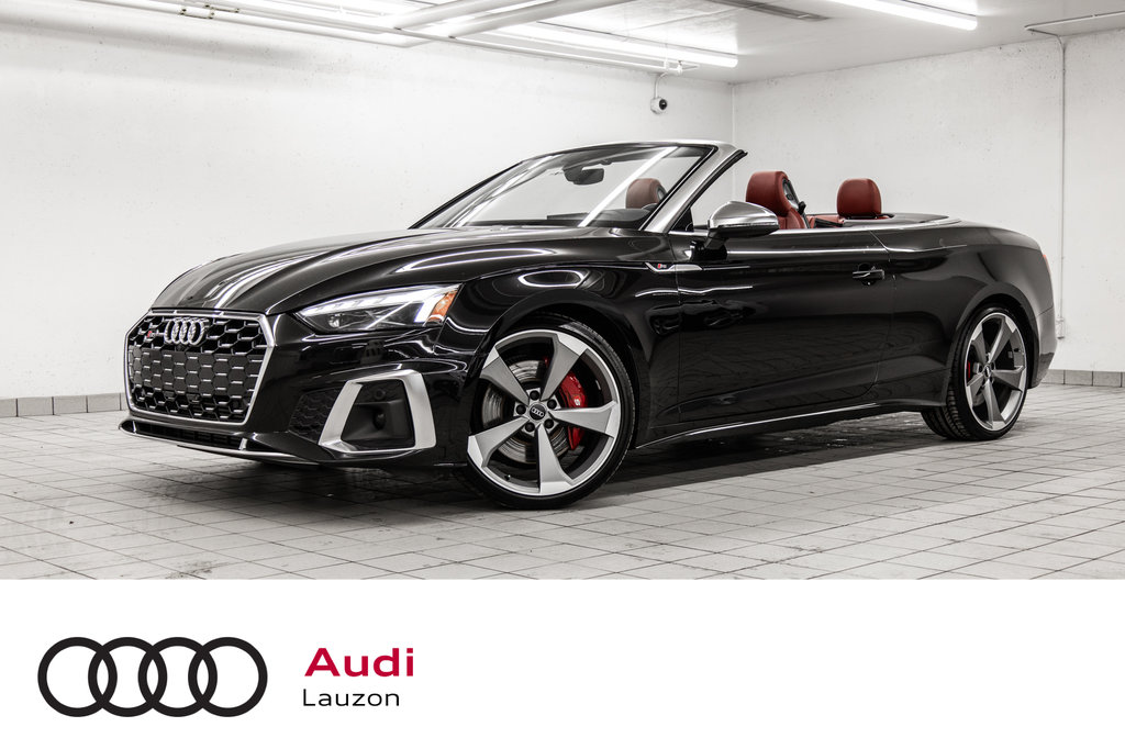 2020 Audi S5 CABRIOLET TECHNIK, ADVANCED DRIVER ASSIST, 20 PCS, HUD in Laval, Quebec - 1 - w1024h768px