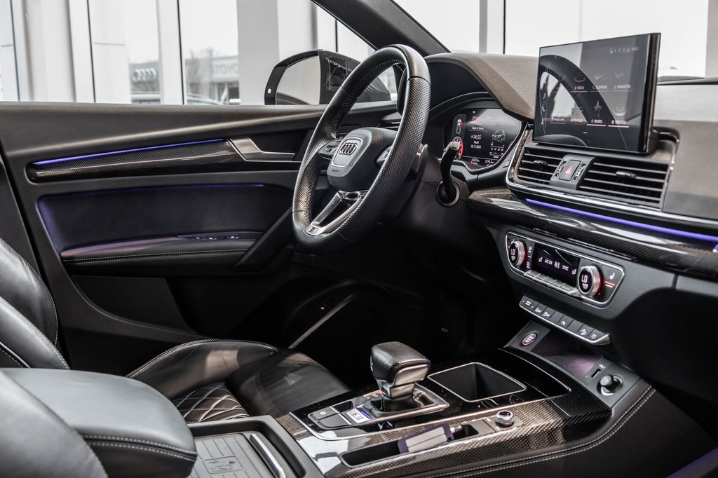 Audi SQ5 PROGRESSIV BLACK PKG CARBON 21 PCS 2023 à Laval, Québec - 37 - w1024h768px