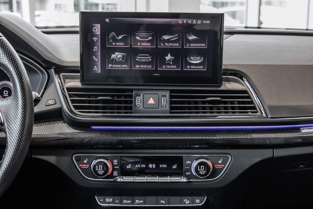 Audi SQ5 PROGRESSIV BLACK PKG CARBON 21 PCS 2023 à Laval, Québec - 36 - w1024h768px