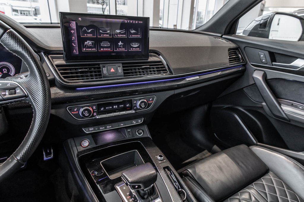 Audi SQ5 PROGRESSIV BLACK PKG CARBON 21 PCS 2023 à Laval, Québec - 24 - w1024h768px