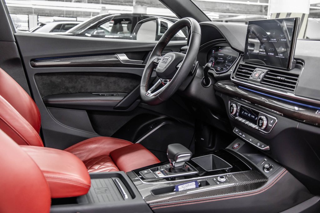 Audi SQ5 Progressiv TOIT PANO | CUIR ROUGE | CARPLAY | ++ 2024 à Laval, Québec - 40 - w1024h768px