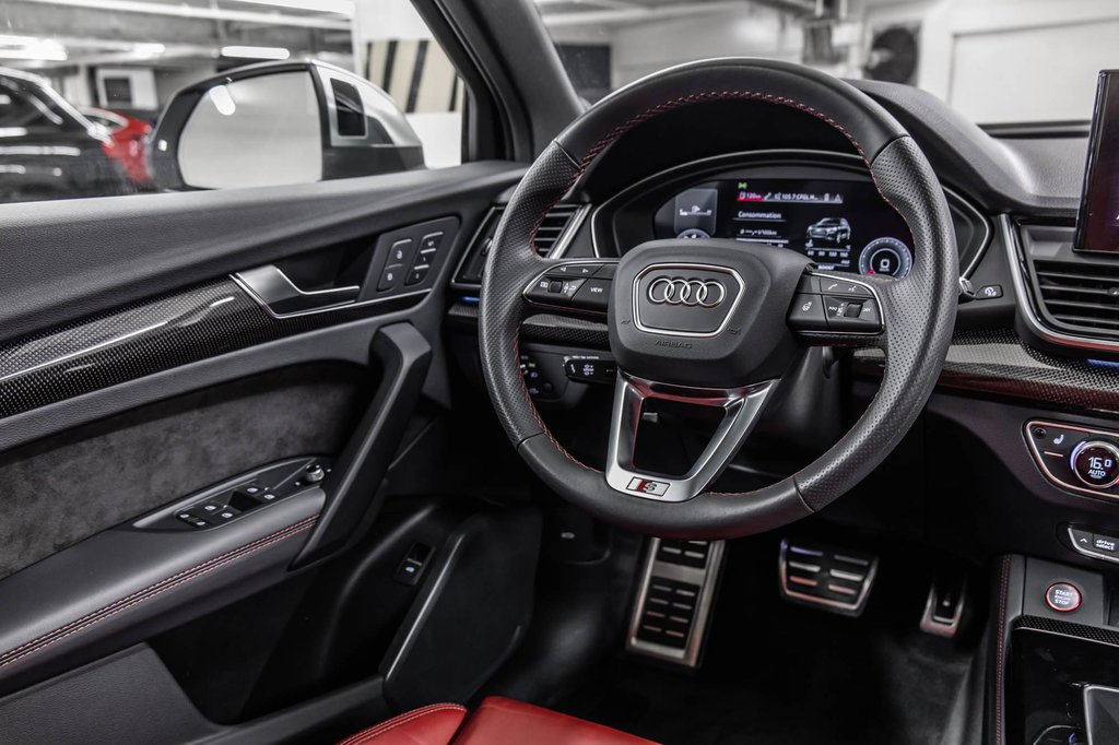 Audi SQ5 Progressiv TOIT PANO | CUIR ROUGE | CARPLAY | ++ 2024 à Laval, Québec - 37 - w1024h768px