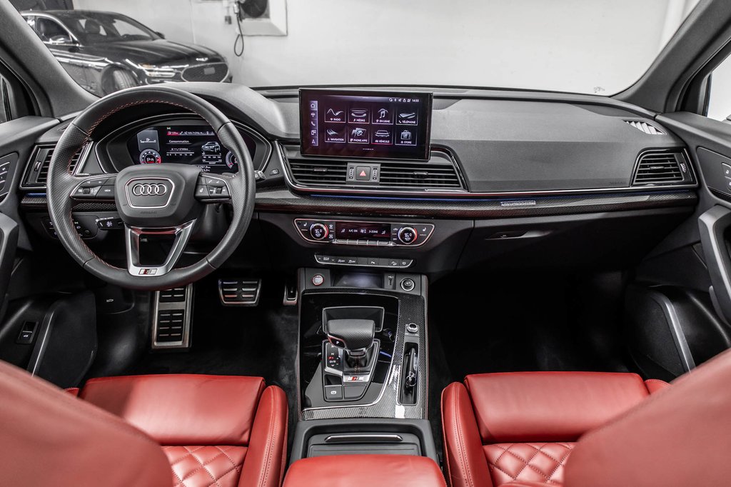 Audi SQ5 Progressiv TOIT PANO | CUIR ROUGE | CARPLAY | ++ 2024 à Laval, Québec - 36 - w1024h768px