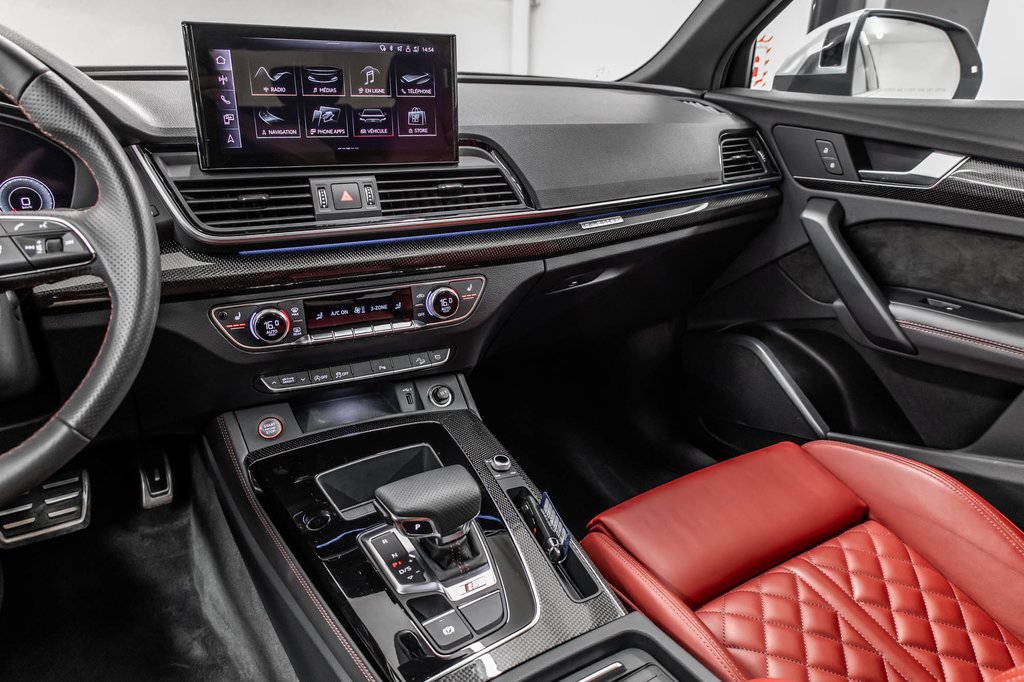 Audi SQ5 Progressiv TOIT PANO | CUIR ROUGE | CARPLAY | ++ 2024 à Laval, Québec - 25 - w1024h768px