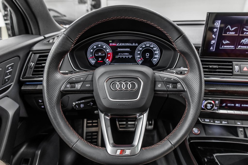 Audi SQ5 Progressiv TOIT PANO | CUIR ROUGE | CARPLAY | ++ 2024 à Laval, Québec - 17 - w1024h768px
