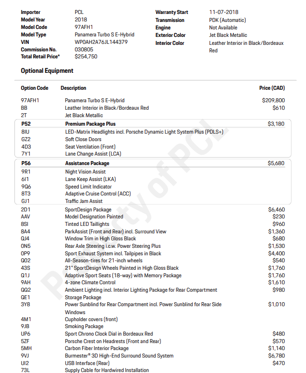 2018 Porsche Panamera TURBO S E-HYBRID CERAMIC BRAKES in Laval, Quebec - 5 - w1024h768px