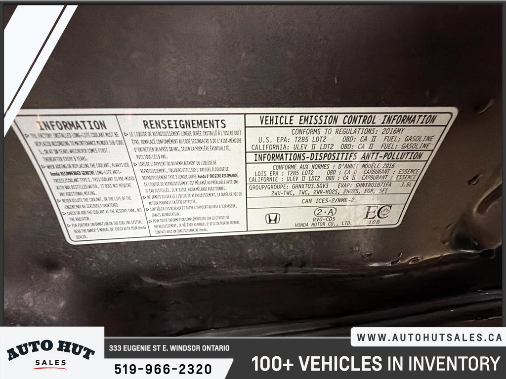 2016 Honda Odyssey EX in Windsor, Ontario - 34 - w1024h768px