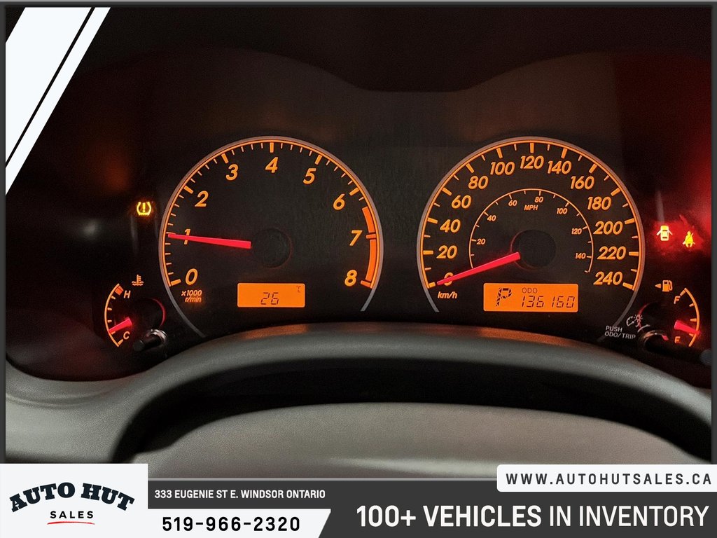 2010 Toyota Corolla CE in Windsor, Ontario - 13 - w1024h768px