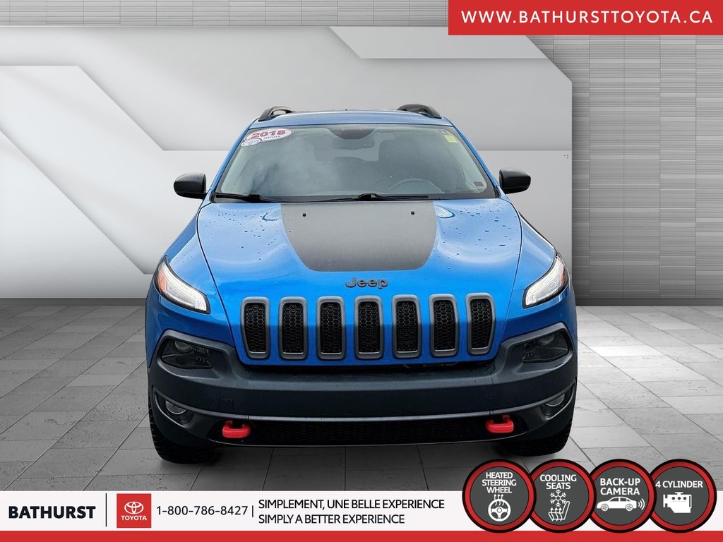 2018  Cherokee TRAILHAWK LEATHER PLUS in Bathurst, New Brunswick - 2 - w1024h768px