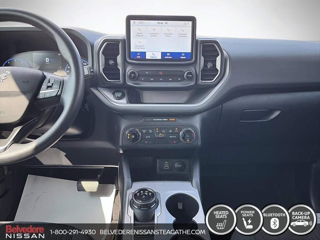 Ford BRONCO SPORT BIG BEND AWD APPLE CARPLAY 2023 à Ste-Agathe des Monts, Québec - 15 - w1024h768px