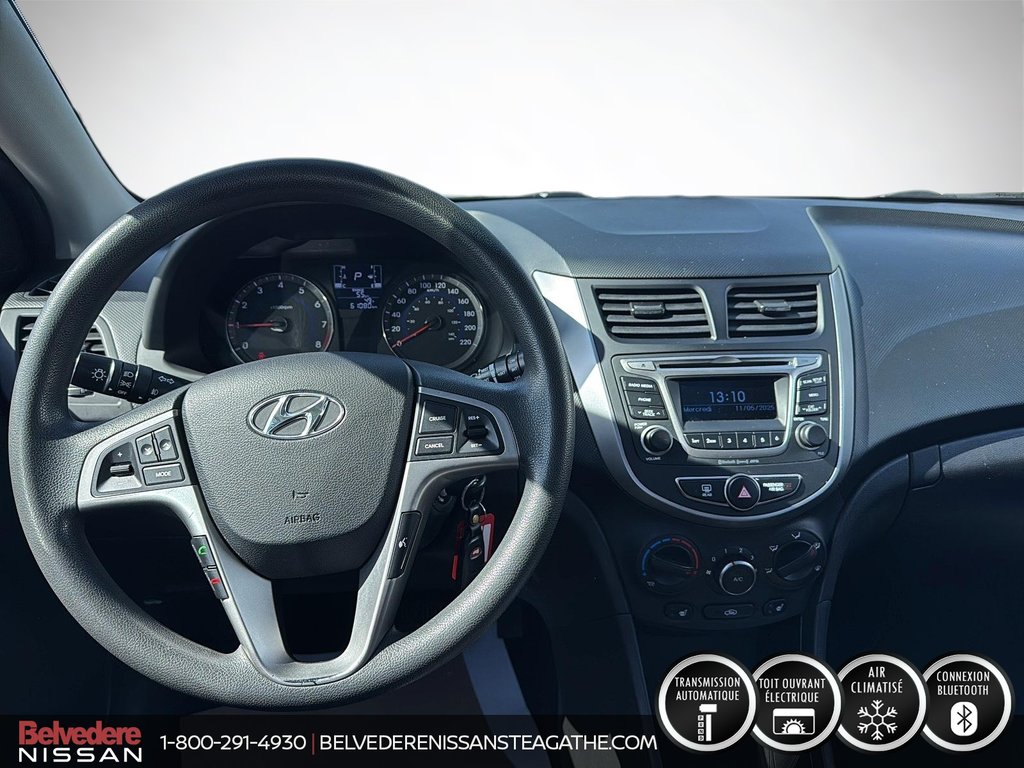 2016 Hyundai Accent SE AUTOMATIQUE TOIT OUVRANT MAGS in Ste-Agathe des Monts, Quebec - 10 - w1024h768px