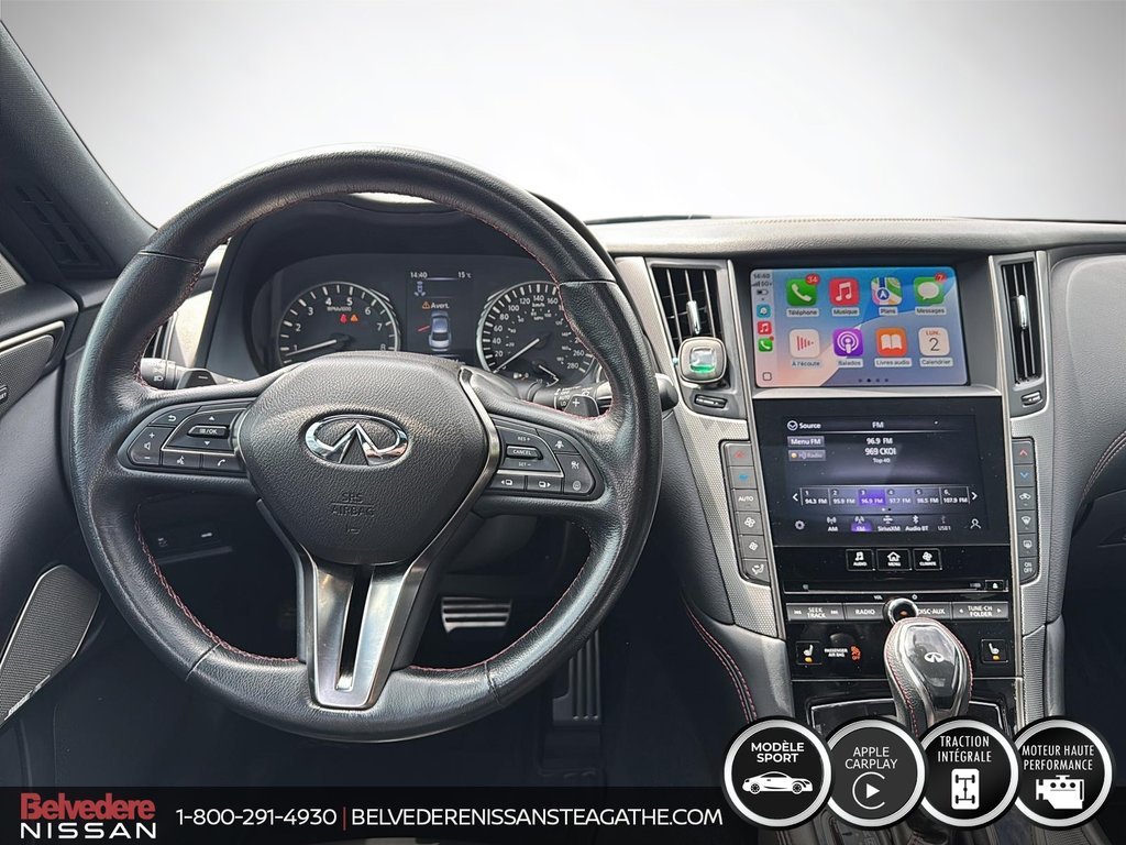 2023 Infiniti Q50 RED SPORT 400 I-LINE in Ste-Agathe des Monts, Quebec - 10 - w1024h768px