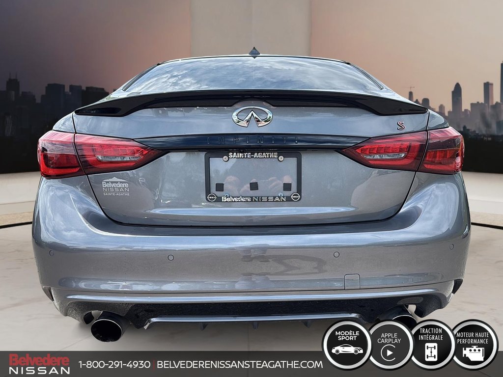 2023 Infiniti Q50 RED SPORT 400 I-LINE in Ste-Agathe des Monts, Quebec - 4 - w1024h768px