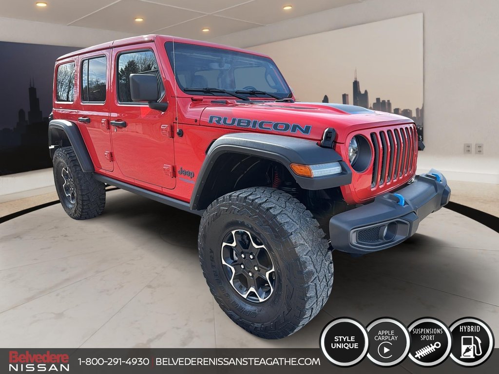 2022 Jeep Wrangler 4xe RUBICON ROUGH COUNTRY 3.5 INCH + STEERING STAB in Ste-Agathe des Monts, Quebec - 3 - w1024h768px