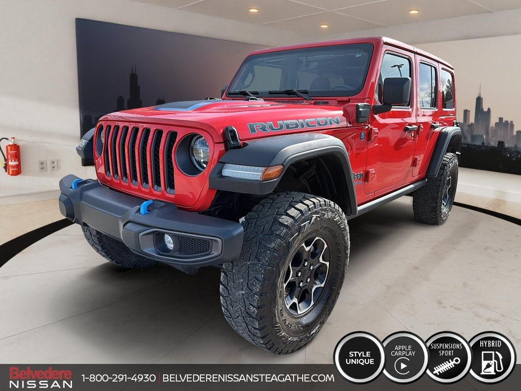 2022 Jeep Wrangler 4xe RUBICON ROUGH COUNTRY 3.5 INCH + STEERING STAB in Ste-Agathe des Monts, Quebec - 1 - w1024h768px