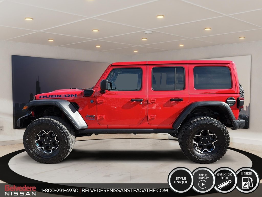 2022 Jeep Wrangler 4xe RUBICON ROUGH COUNTRY 3.5 INCH + STEERING STAB in Ste-Agathe des Monts, Quebec - 6 - w1024h768px