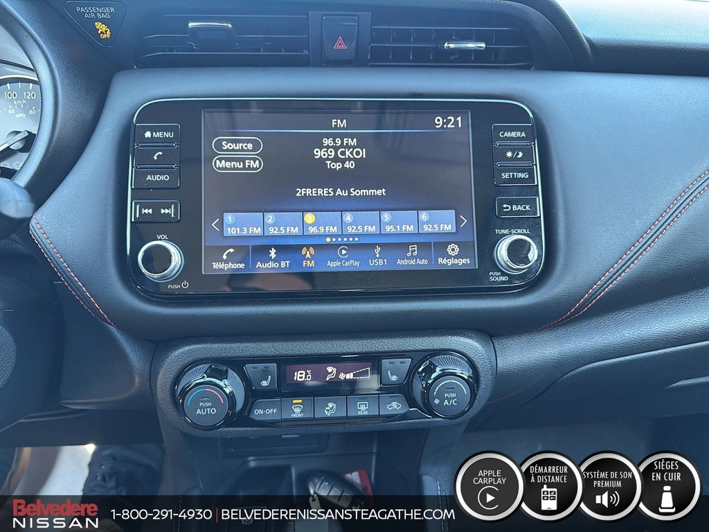 Nissan Kicks SR PREMIUM CUIR BOSE 2021 à Ste-Agathe des Monts, Québec - 12 - w1024h768px
