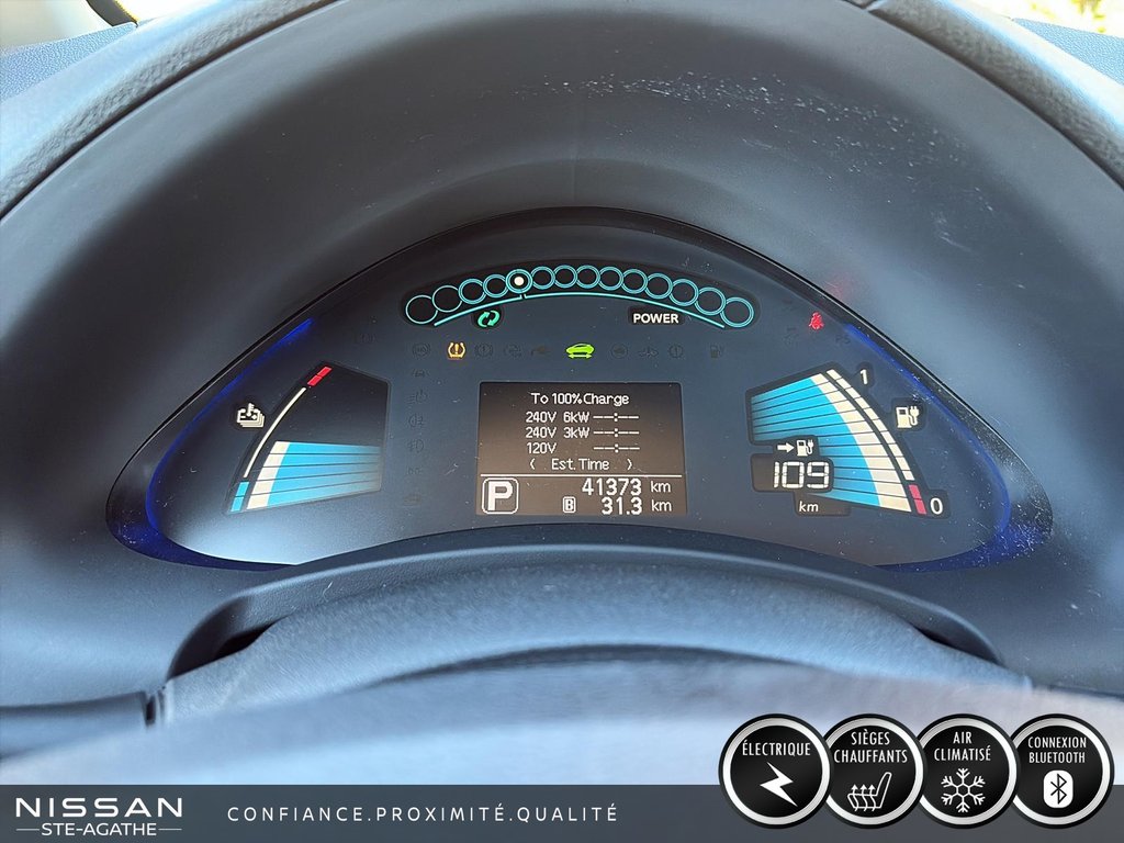 2015 Nissan Leaf SL CUIR BOSE NAVIGATION in Ste-Agathe des Monts, Quebec - 19 - w1024h768px