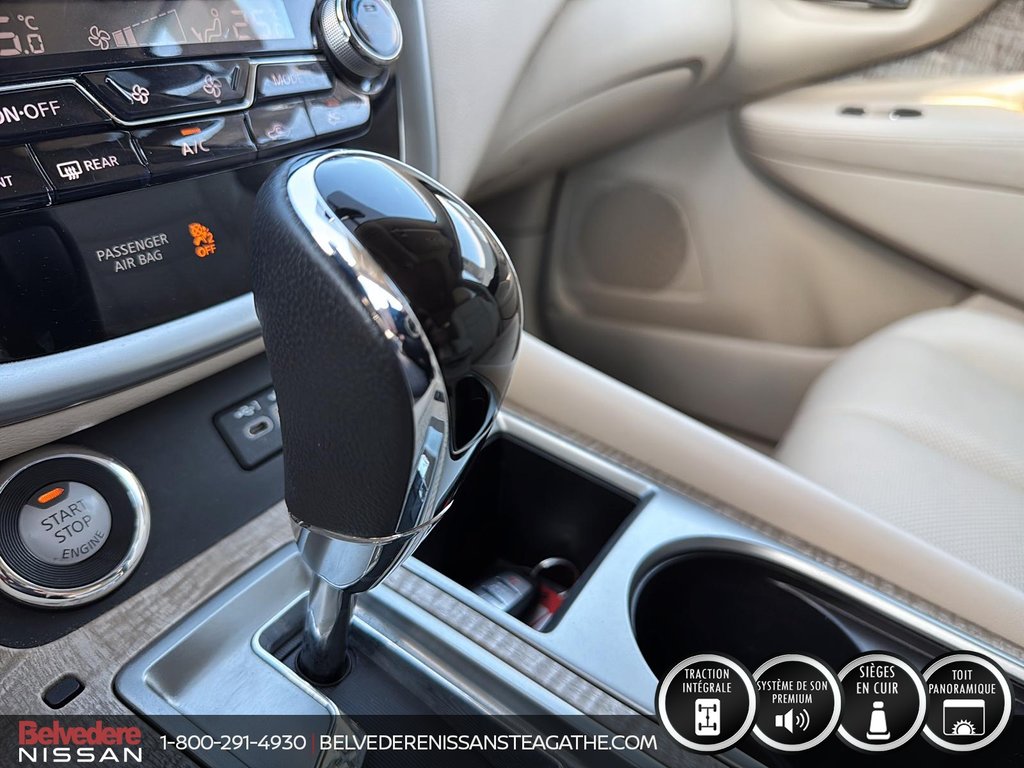 Nissan Murano SL AWD TOIT PANO BOSE NAVI 2019 à Ste-Agathe des Monts, Québec - 13 - w1024h768px