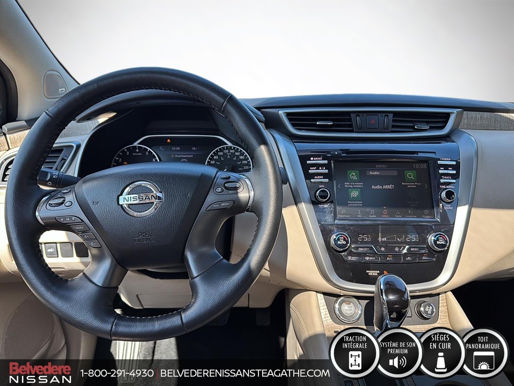 Nissan Murano SL AWD TOIT PANO BOSE NAVI 2019 à Ste-Agathe des Monts, Québec - 10 - w1024h768px