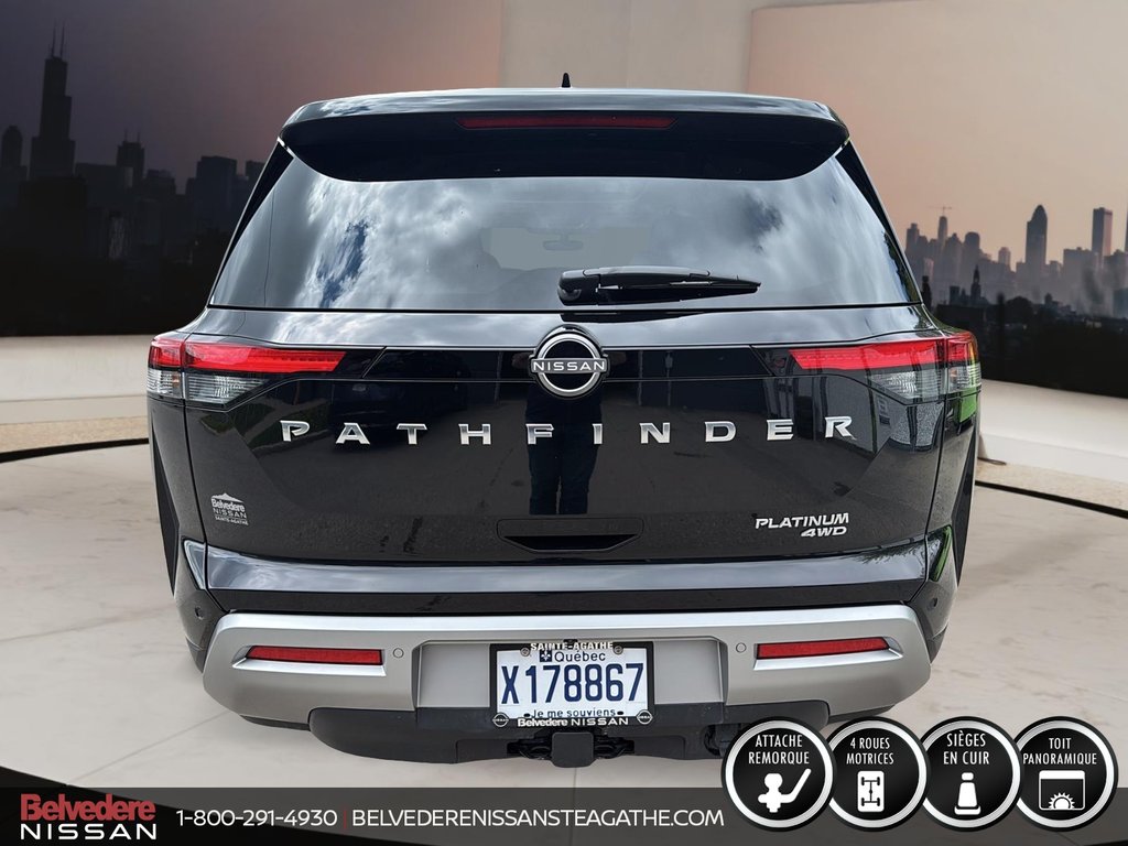 Nissan Pathfinder Platinum CUIR TOIT PANO JANTES 20PO 2024 à Ste-Agathe des Monts, Québec - 4 - w1024h768px